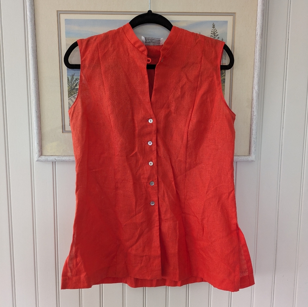 Women's doncaster linen top